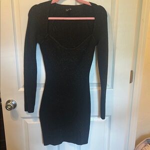 Windsor Black Sweetheart Bodycon Mini Dress